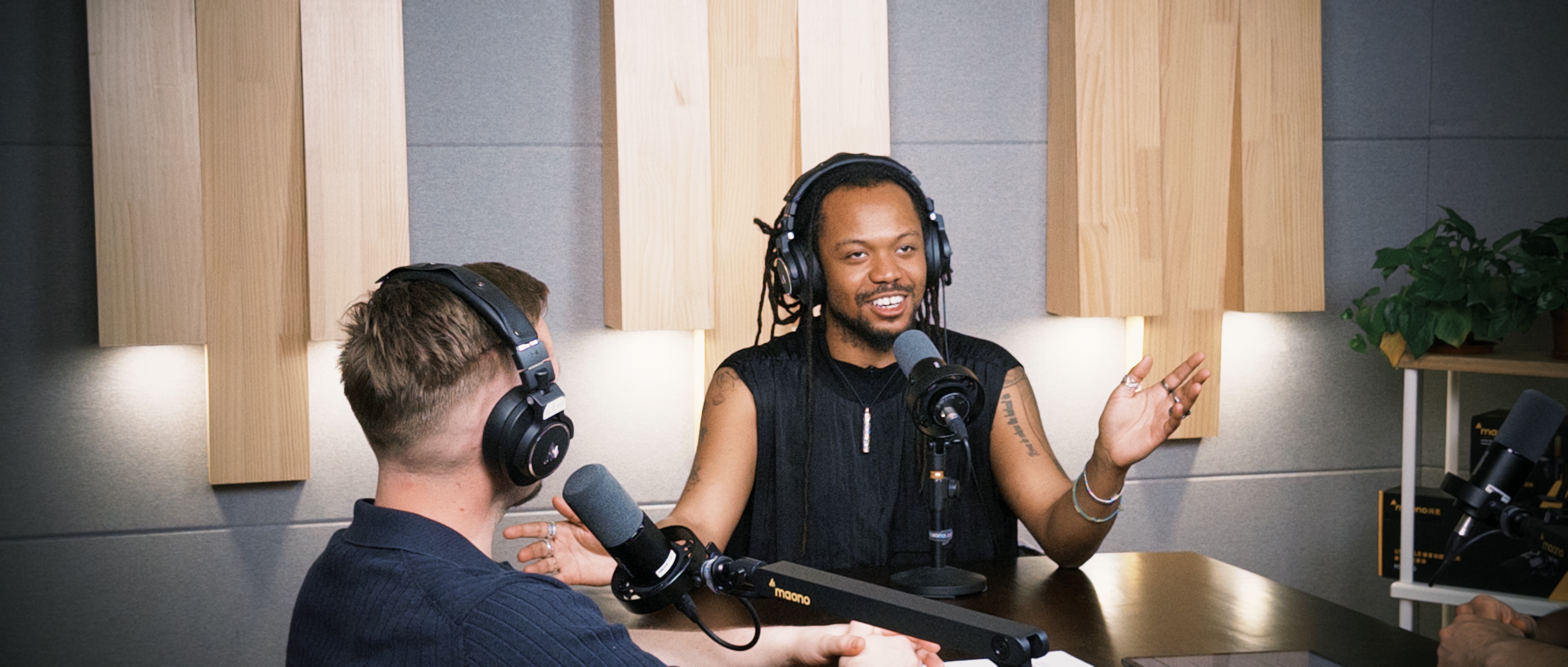 Joshua Woodard during the Asiabits Podcast recording
